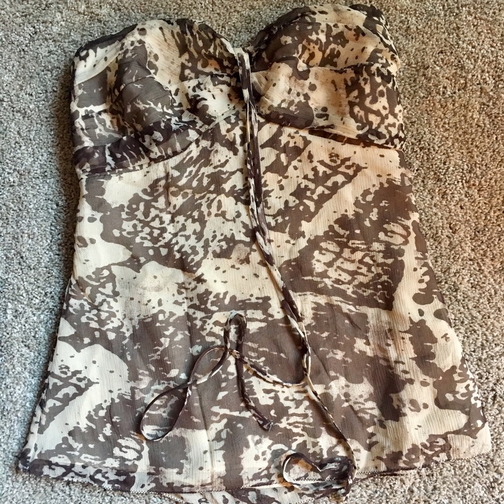 The Limited Strapless Top NWT